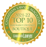 Canadian Lawyer Magazine 2021-2022 Top 10 Insurance Defence Boutique