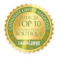 Canadian Lawyer Magazine 2019-2020 Top 10 Insurance Defence Boutique